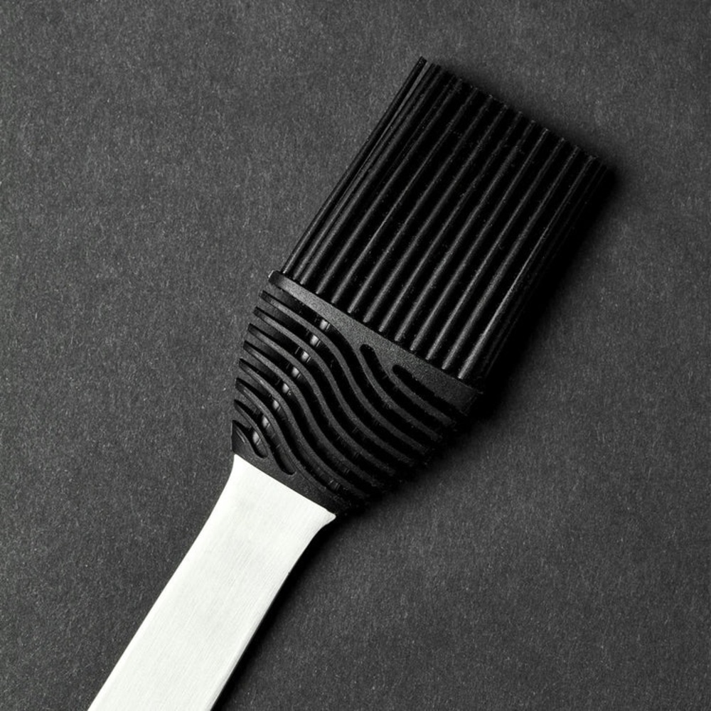 Hexclad BBQ Basting Brush Silicone 17” Rust Resistant Stainless Steel NWOT